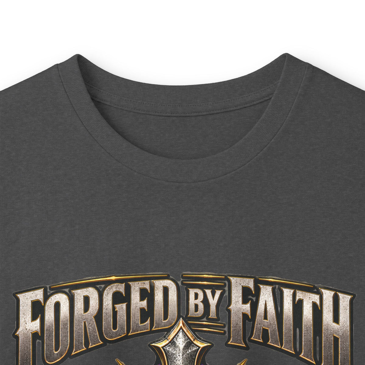 Forged by Faith Epilepsy Awareness Long Sleeve Shirt – Epilepsy Tested Me, Faith Carried Me