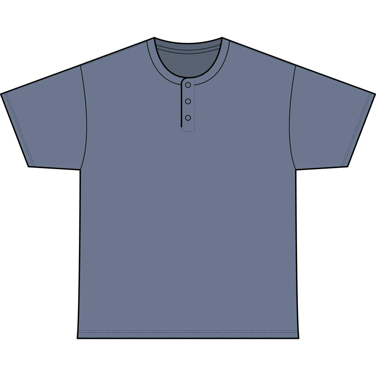 McQueen’s Lifestyle ML Monogram Henley — Forged by Faith