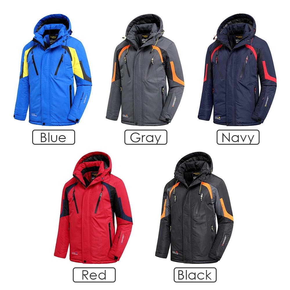 Men’s Waterproof Fleece-Lined Winter Jacket
