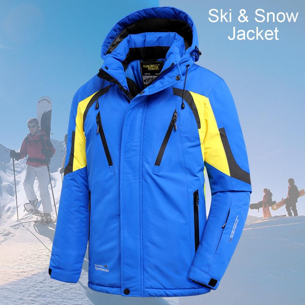 Men’s Waterproof Fleece-Lined Winter Jacket