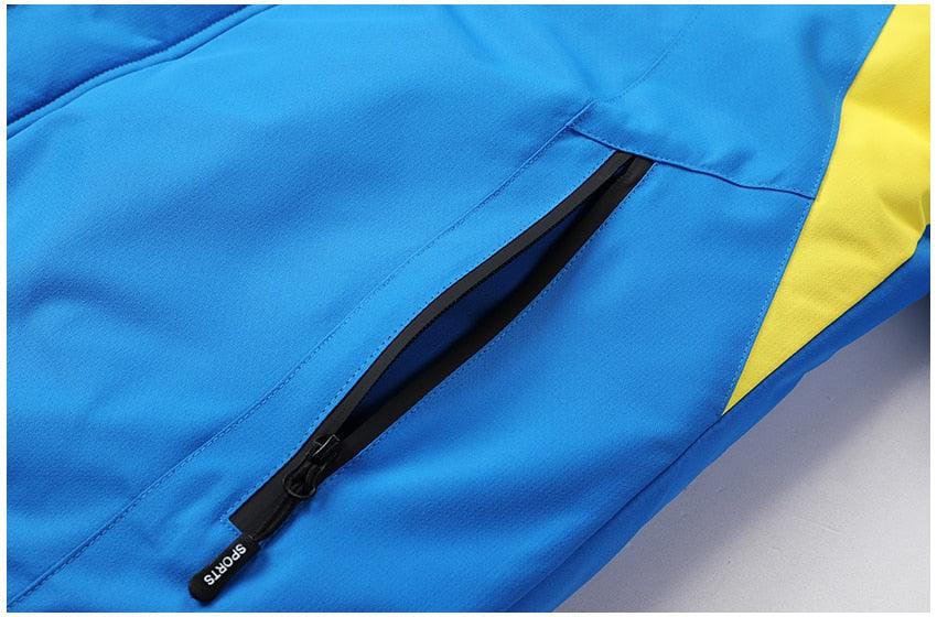 Men’s Waterproof Fleece-Lined Winter Jacket